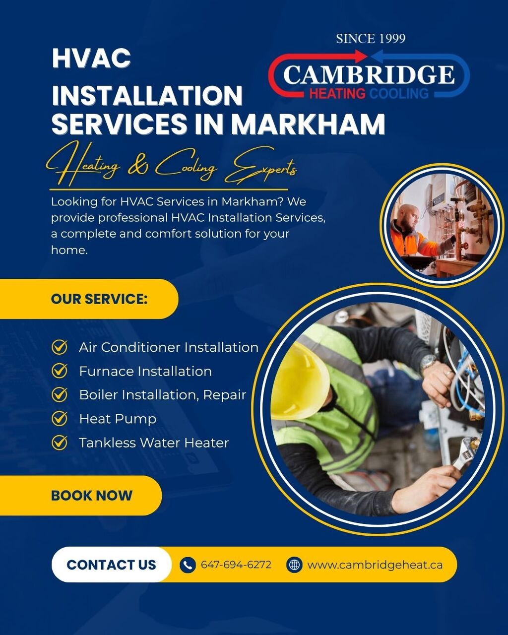 Toronto, Appliance Repair, HVAC Installation Services In Markham | Heating & Cooling Experts