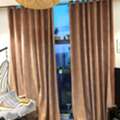 SAR 60,  Premium Full-Length Beige / Light Mocha Curtains (Pair)