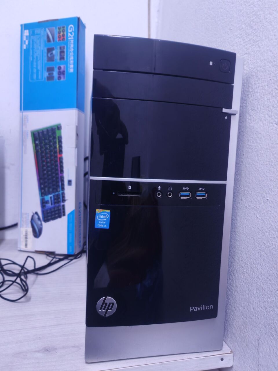 Dammam, Computers, SAR 550,  HP Pavilion Desktop I5 4th Gen  8GB RAM 1TB HDD  4GB Graphics  Complete Set