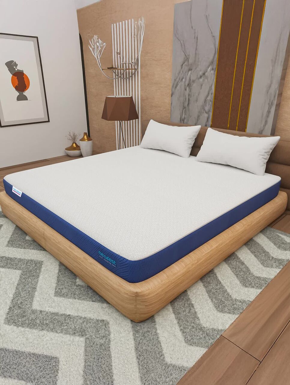 Mumbai, Furniture, INR 9,  Ganesh Chaturthi Offer: Orthopaedic Memory Foam Mattress + 2 Free Pillows