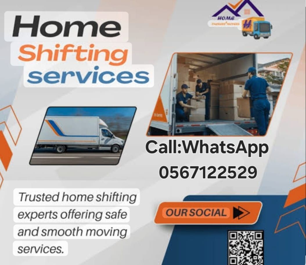 Jeddah, Household, House & Office Shifting Services Available In Jeddah With Transportation; 0567122529