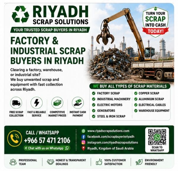 Ad Diriyah, Items Wanted, Looking For Scrap In Riyadh|selling Your Scrap Contact Us