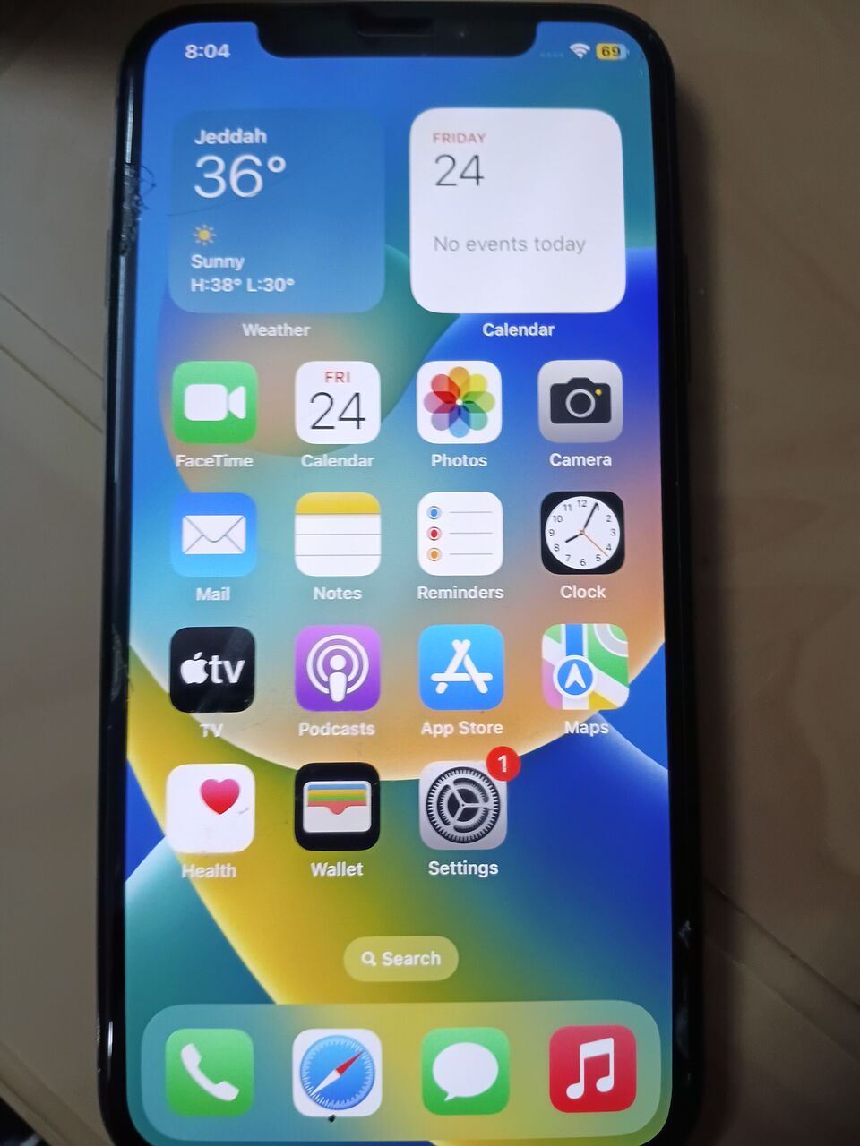 Al Aziziyah, Mobile Phones, SAR 750,  IPhone X  256 GB - Mint Condition