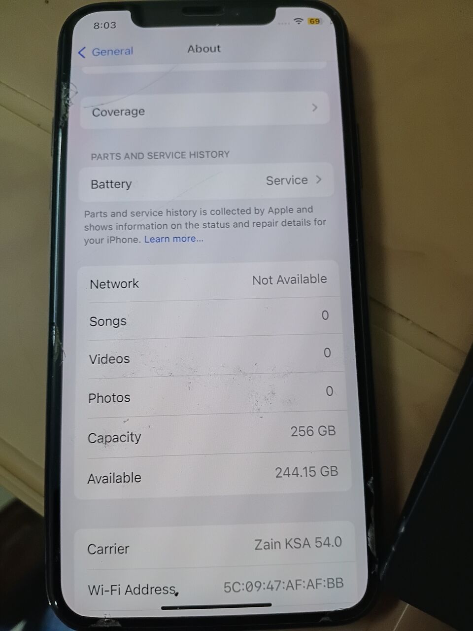 Al Aziziyah, Mobile Phones, SAR 750,  IPhone X  256 GB - Mint Condition