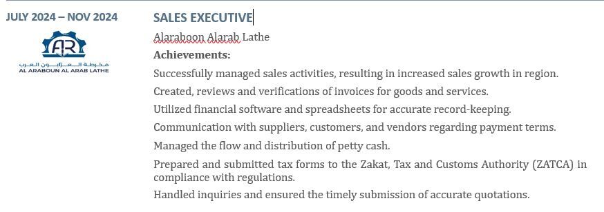 Dammam, Job Seekers, Sales Coordinator &ndash; Industrial Services (Machining & Fabrication)