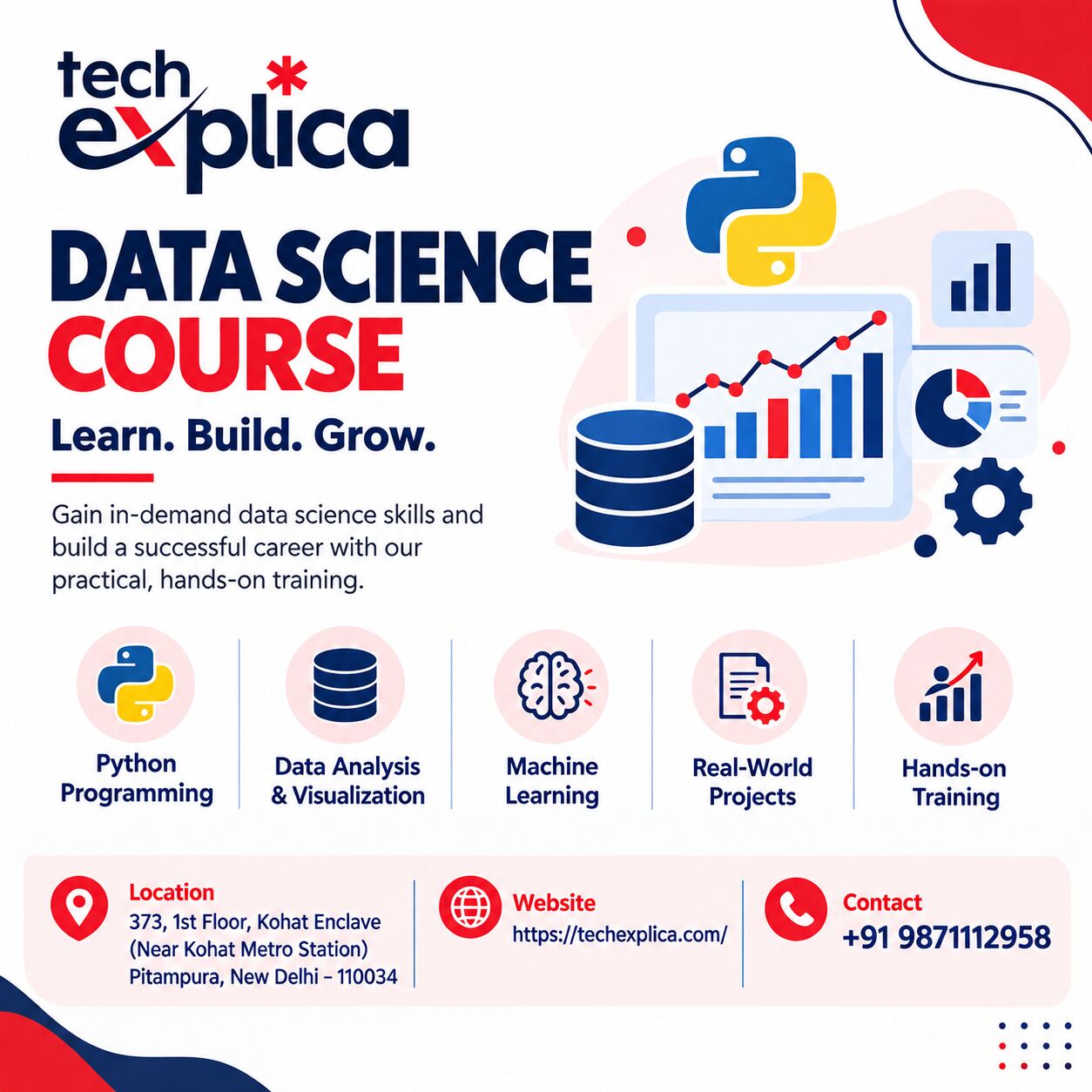 New Delhi, Lessons Offered, Data Science Course In Delhi