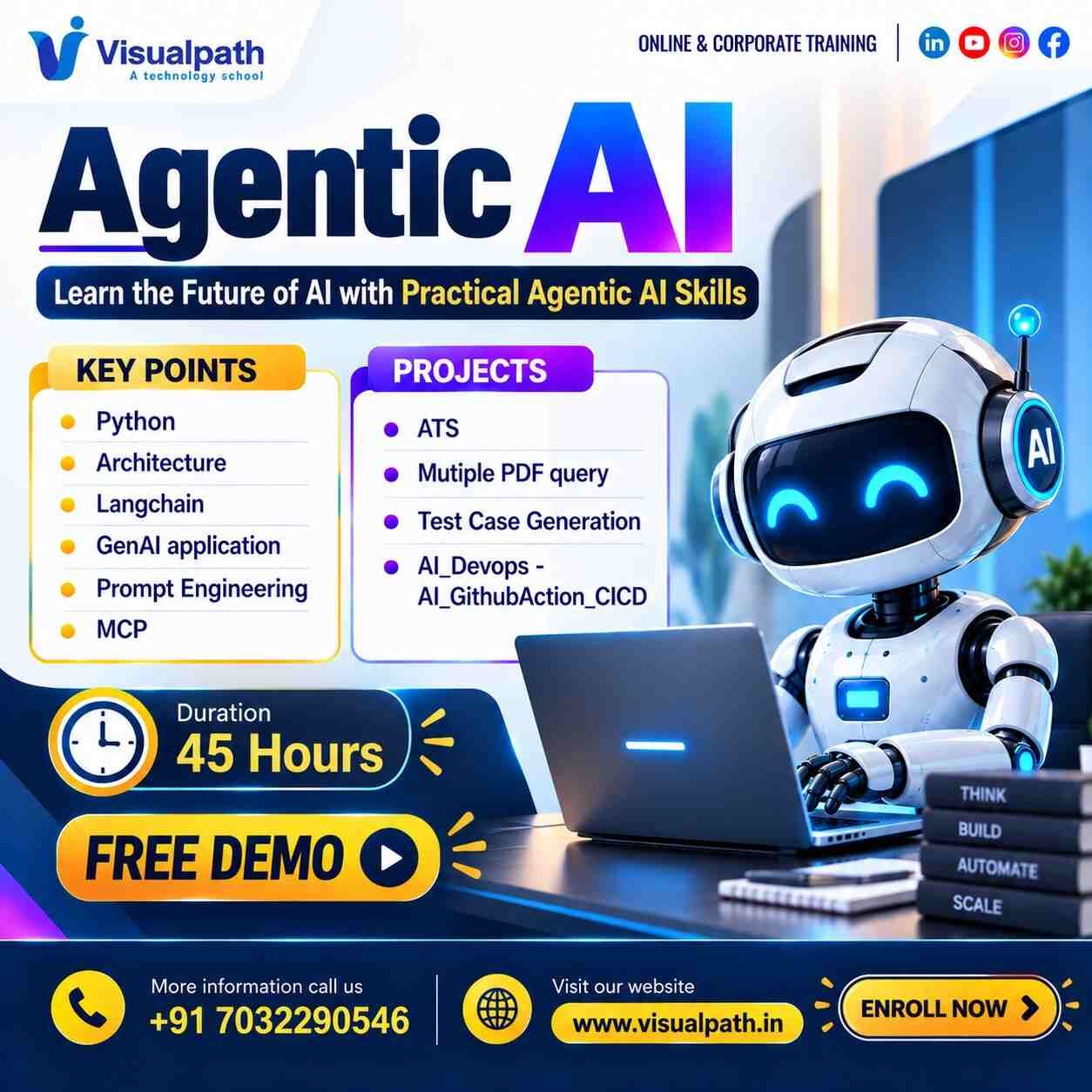 Hyderabad, Education, Agentic AI Course Online | New Batch Starts Soon