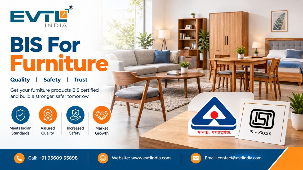 Mumbai, Legal, BIS For Furniture Certification Support By EVTL India