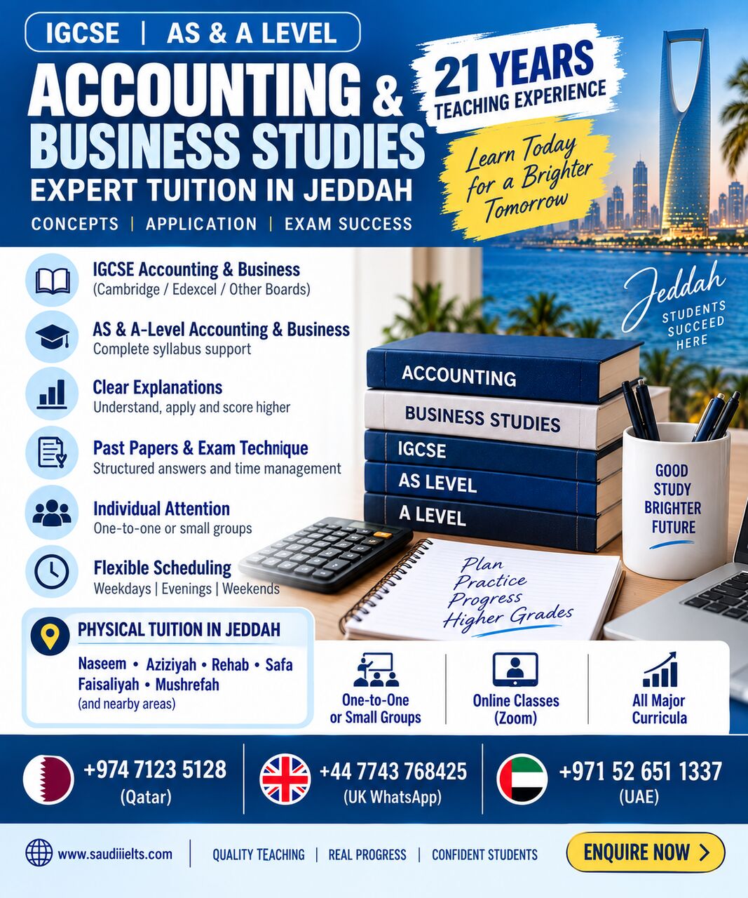 Naseem, Lessons Offered, IGCSE & A-Level Accounting & Business Tutor | 21 Years&rsquo; Experience | Jeddah