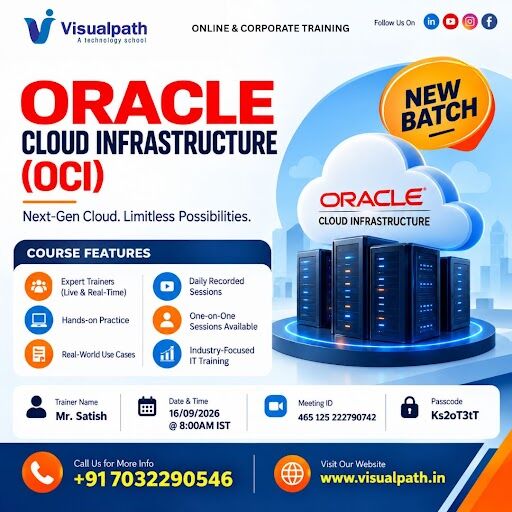 Hyderabad, Lessons Offered, Master Oracle Cloud Infrastructure Skills For Career Growth