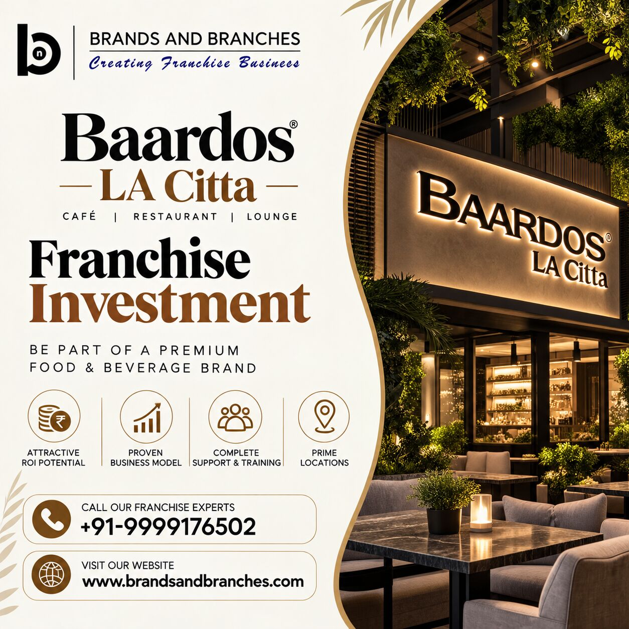 Gurgaon, Business, Baardos LA Citta Franchise Investment