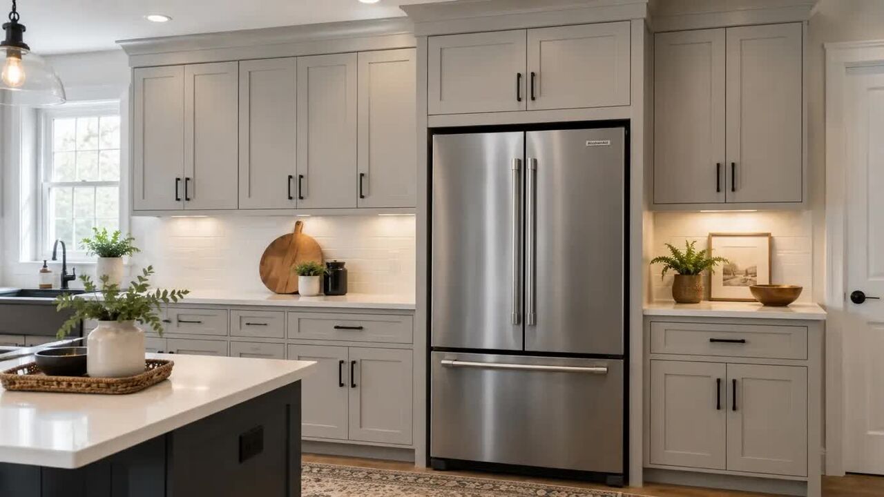 New York, Business, Modern Fridge Cabinet Designs For A Well-Organized Kitchen