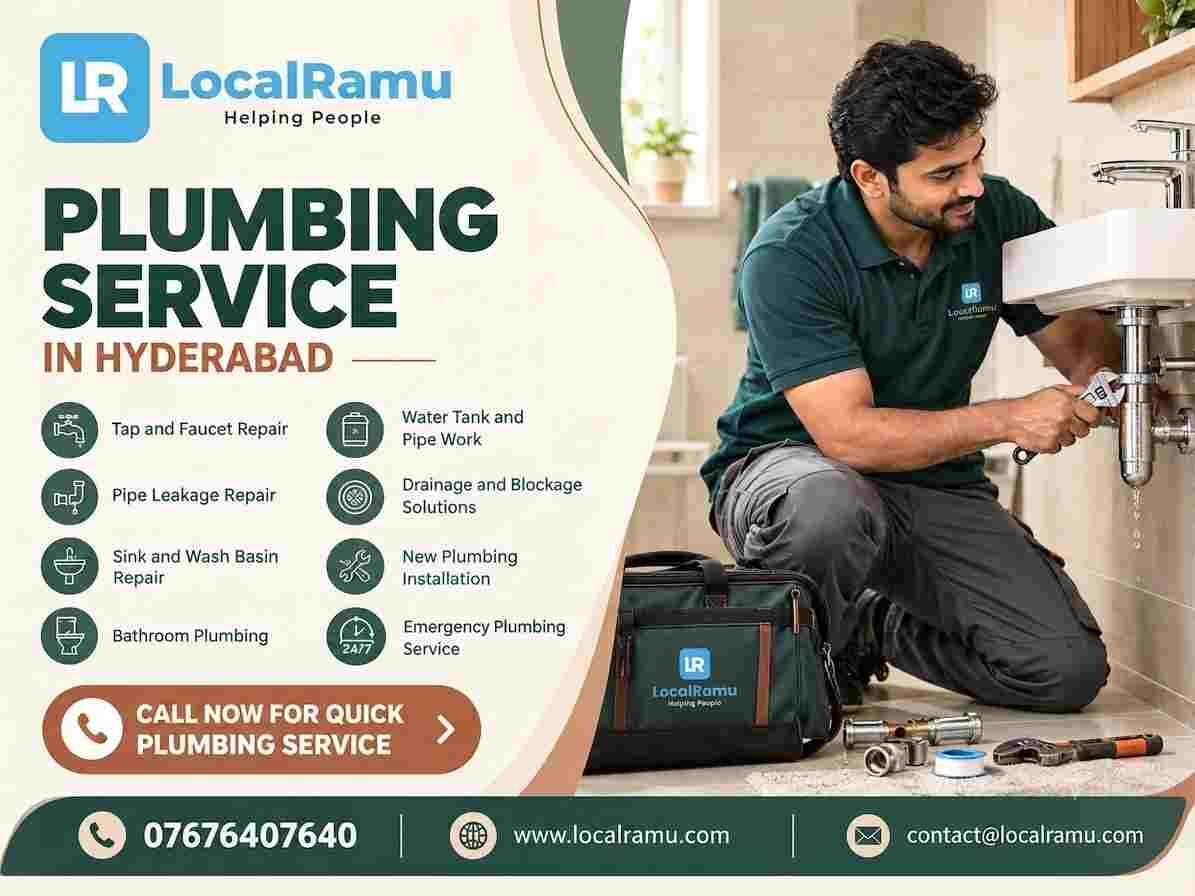 Hyderabad, Household, Advanced Plumber Service In Hyderabad LocalRamu Services