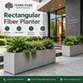 Rectangular Fiber Planter Manufacturer For Commercial Projects