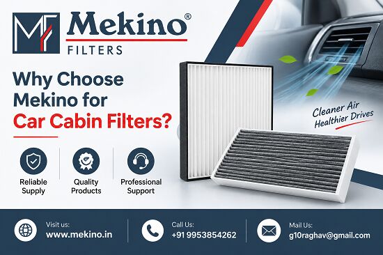 Mumbai, Automotive, Why Choose Mekino For Car Cabin Filters?