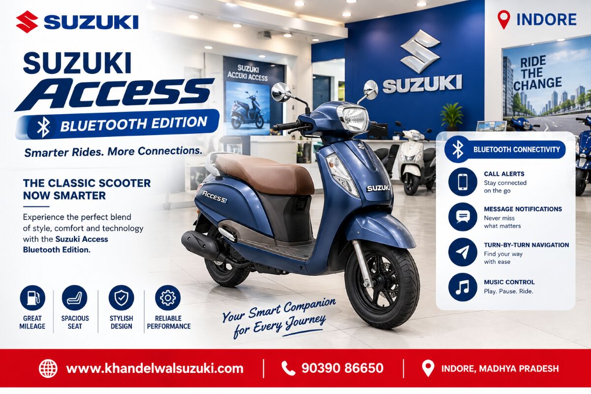 Indore, Business, Find A Suzuki Access Showroom In Indore To Explore Connected Features