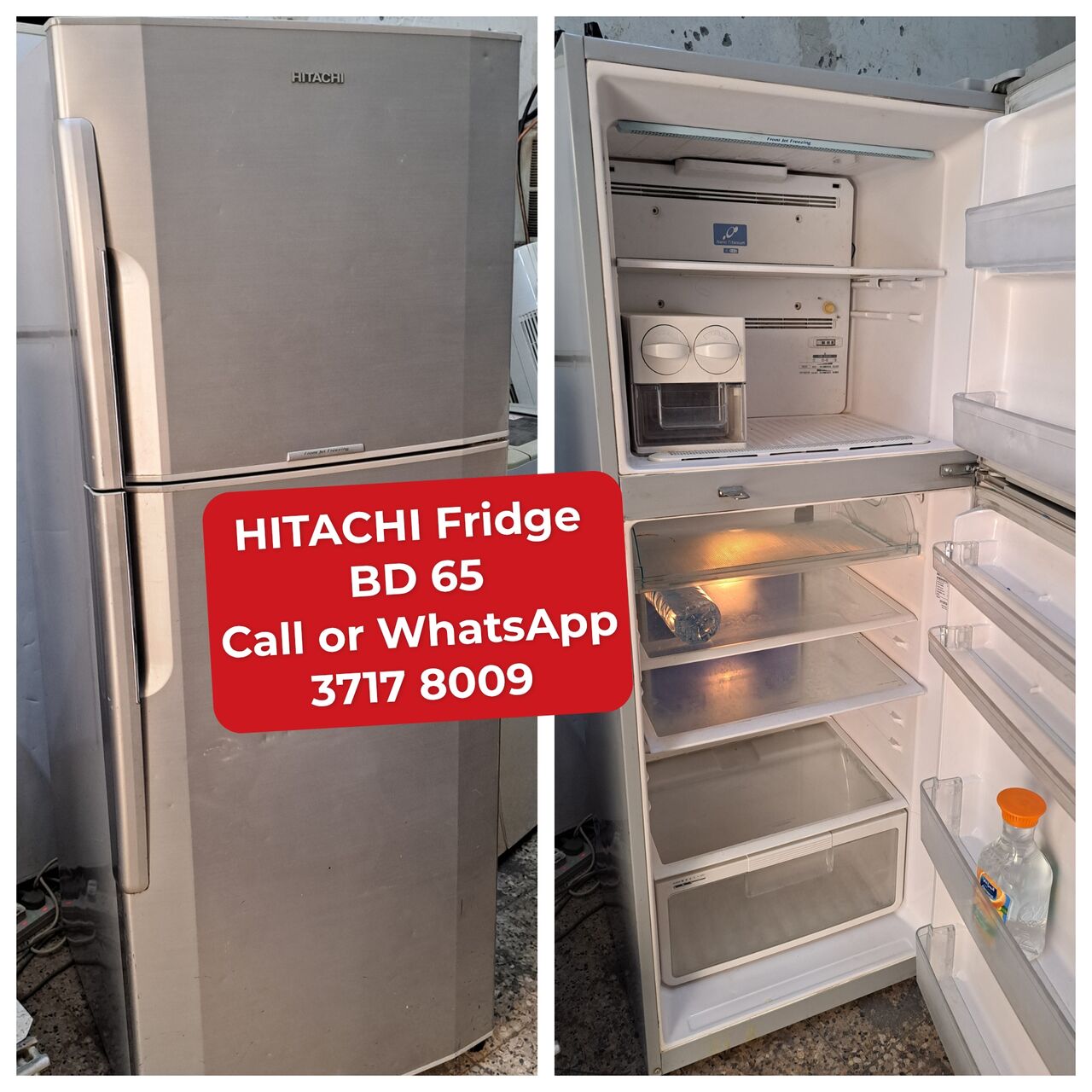 Manama, Appliances, BHD 65,  @@Hitachi Fridge In Good Condition For Sale With Delivery