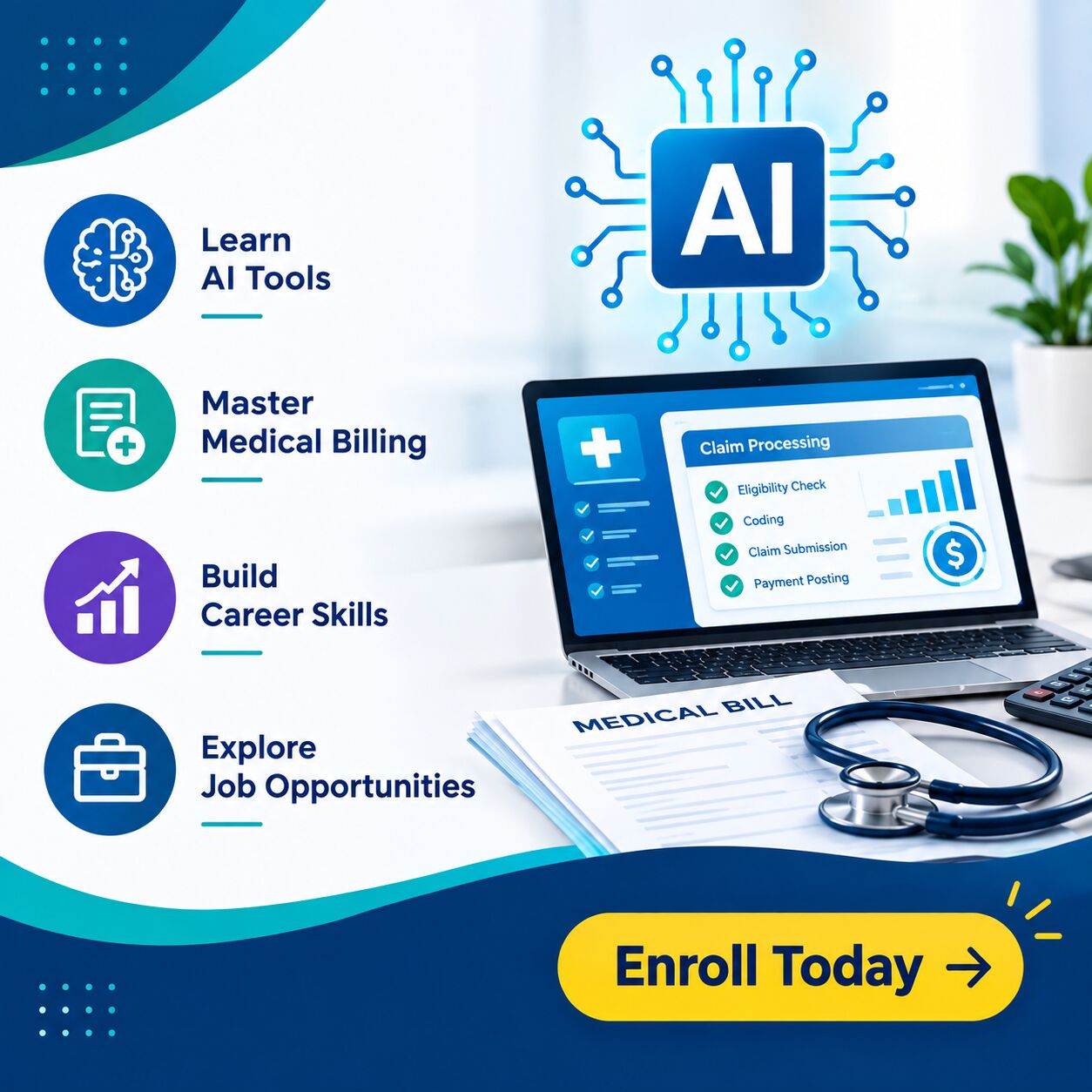 Mumbai, Education, Build Your Future With AI In Medical Billing &ndash; Enroll Today