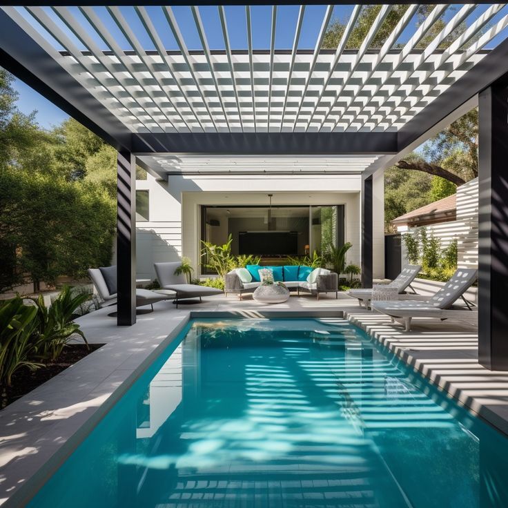 Ajman, Construction, Swimming Pool Pergola Shade Solutions In UAE