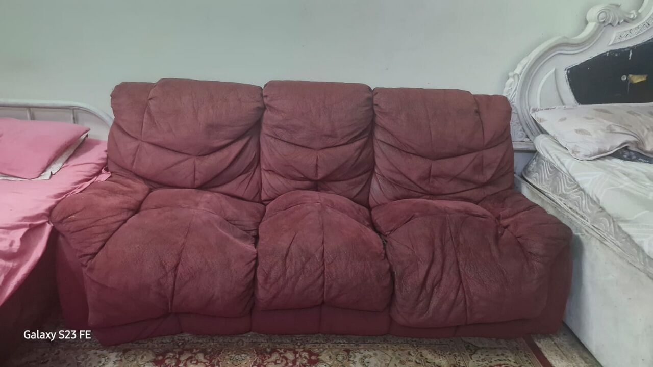 Riyadh, Furniture, SAR 300,  3-Seater Reclining Sofa For Sale Price 300 🛋️