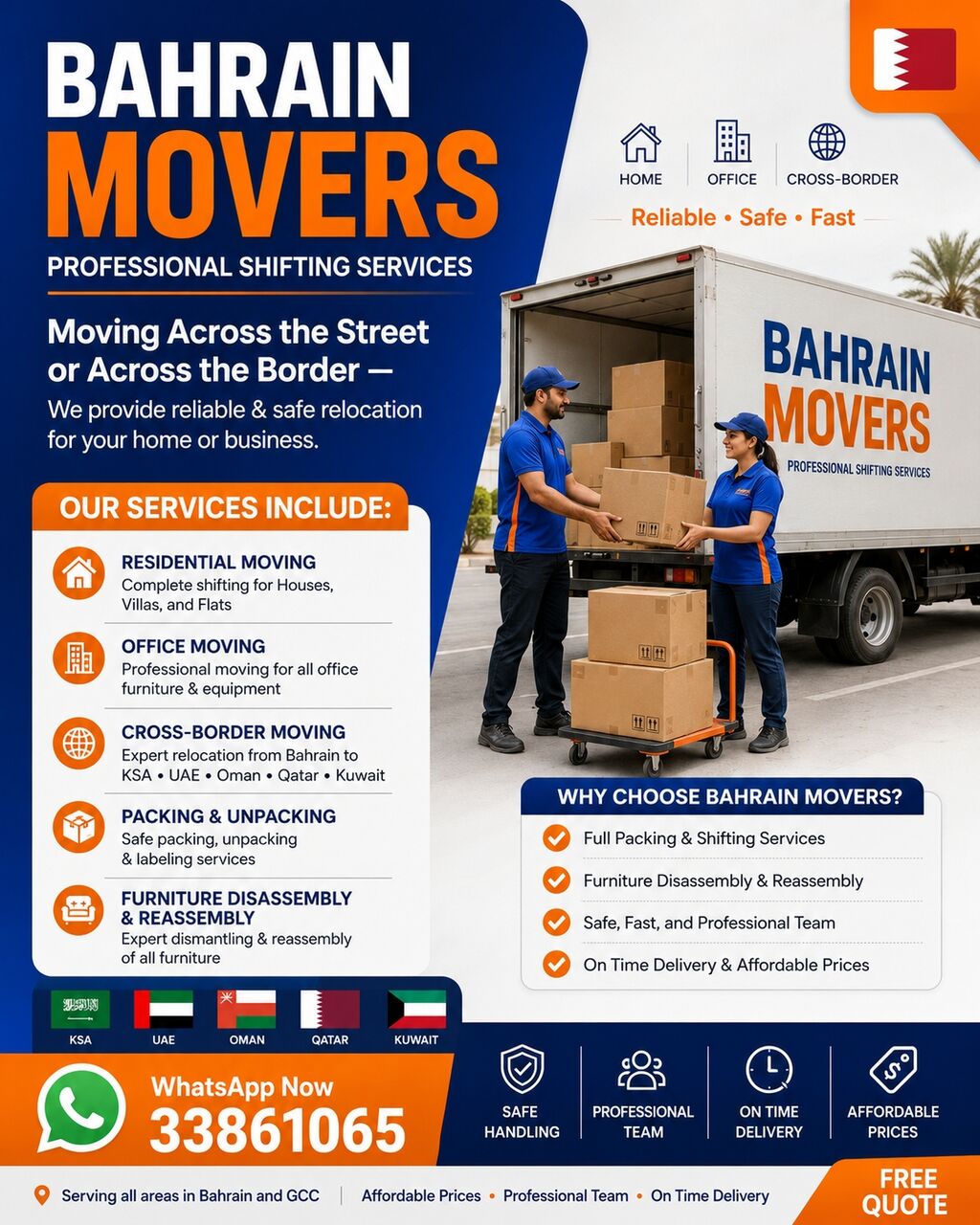 Hamala, Labor/Moving, Best Movers And Packers In Bahrain | House Shifting Services