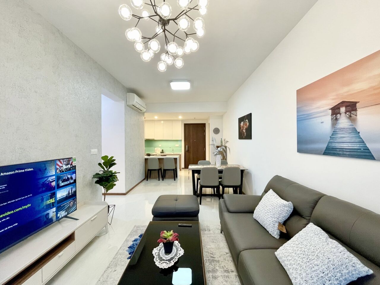 Ho Chi Minh City, Apartments, Flats, Houses & Villas, VND 21000000/month,  Furnished,  2 BR,  85 Sq. Meter,  RIVER VIEW 2 BEDROOMS APARTMENT FOR RENT AT ONE VERANDAH
