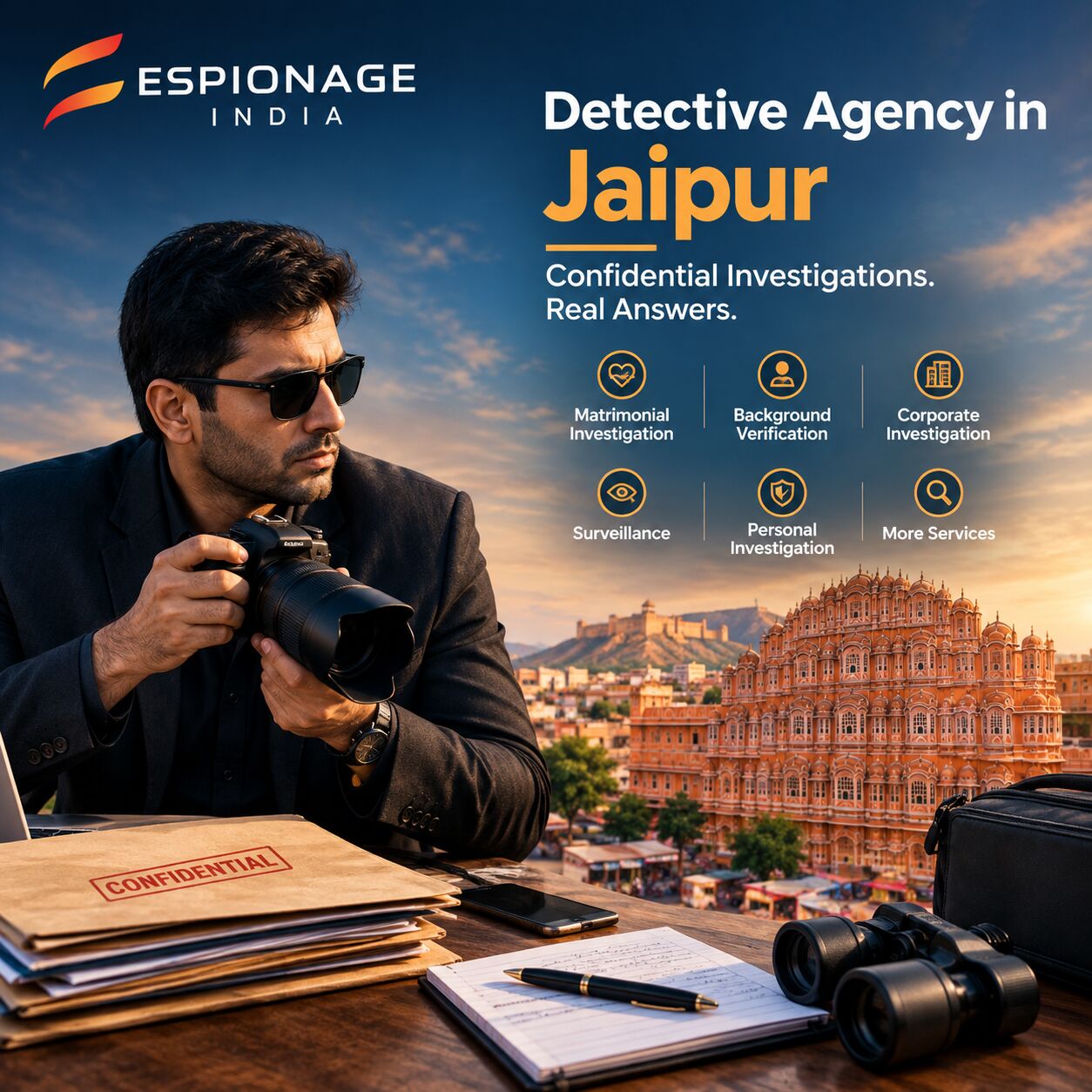 Jaipur, Legal, Best Detective Agency In Jaipur For Personal, Matrimonial & Corporate Cases