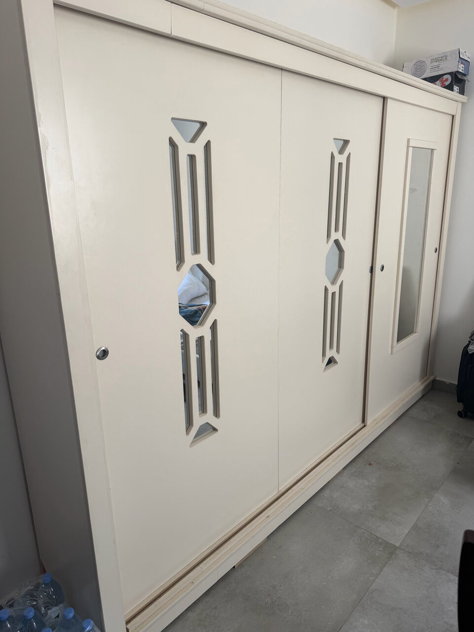 Riyadh, Furniture, SAR 700,  700 SAR Wardrobe Excellent Condition Height 215 CM * Width 48 Cm * 296 Cm Length