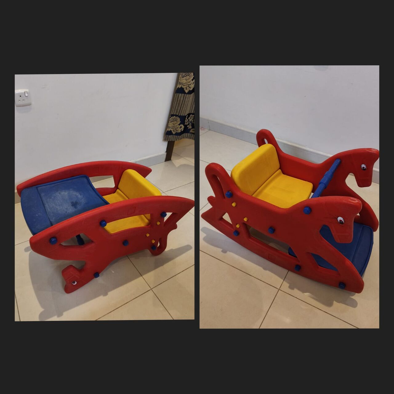 Jeddah, Household Items, SAR 80,  Kids&rsquo; Horse Chair & Table Set
