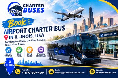 Chicago, Travel, Reserve An Airport Charter Bus In Illinois, USA