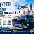 Reserve An Airport Charter Bus In Illinois, USA