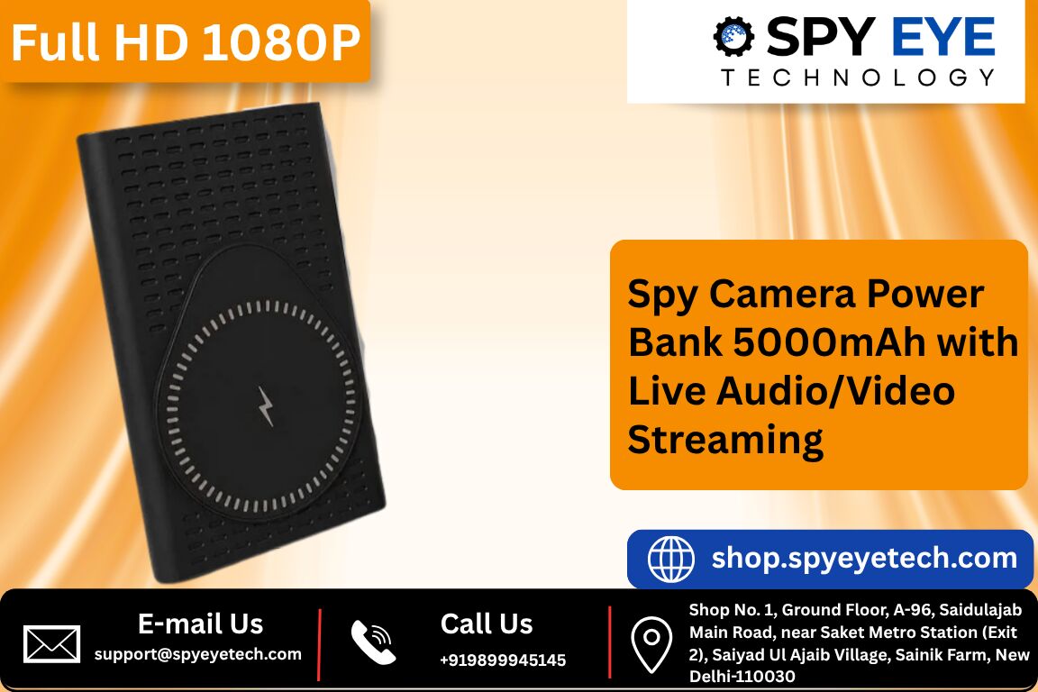 New Delhi, Electronics, INR 8900,  Wireless Power Bank Camera With HD Live Audio And Video