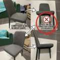 SAR 10,  ​[]AS-IS] Gray Fabric Dining Chair For Repair / Parts – 10 SAR