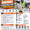 URGENT HIRING FOR BAHRAIN | CONSTRUCTION FOREMAN | VALID GCC/BAHRAIN DRIVING LICENCE
