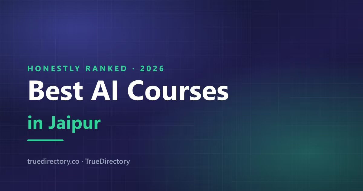 Jaipur, Education, Best AI Courses In Jaipur 2026 &ndash; Learn AI | True Directory