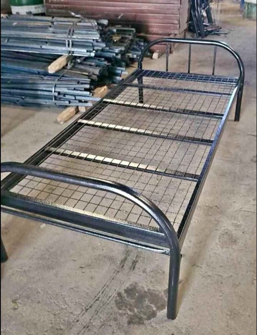 Jeddah, Furniture, SAR 1,  Single Steel Bed Double Steel Bed With Mattress Available Brand New