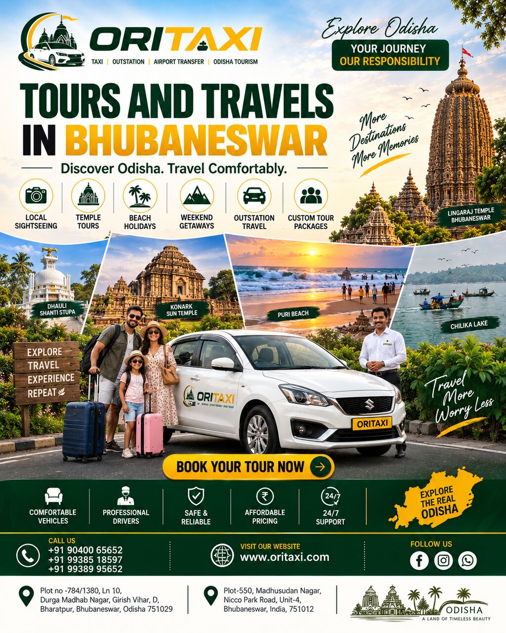Bhubaneswar, Travel, Convenient Taxi And Travel Solutions