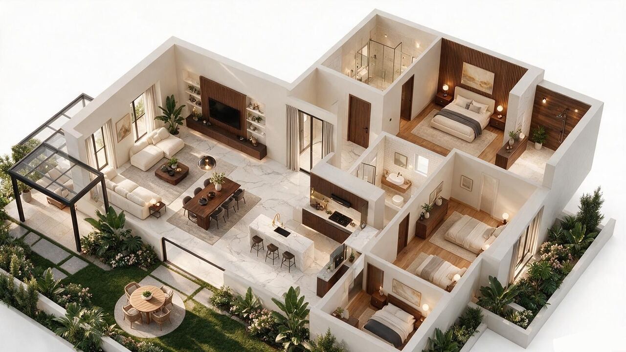 New York, Real Estate, Get Realistic 3d Floor Plan Services For Property Presentation