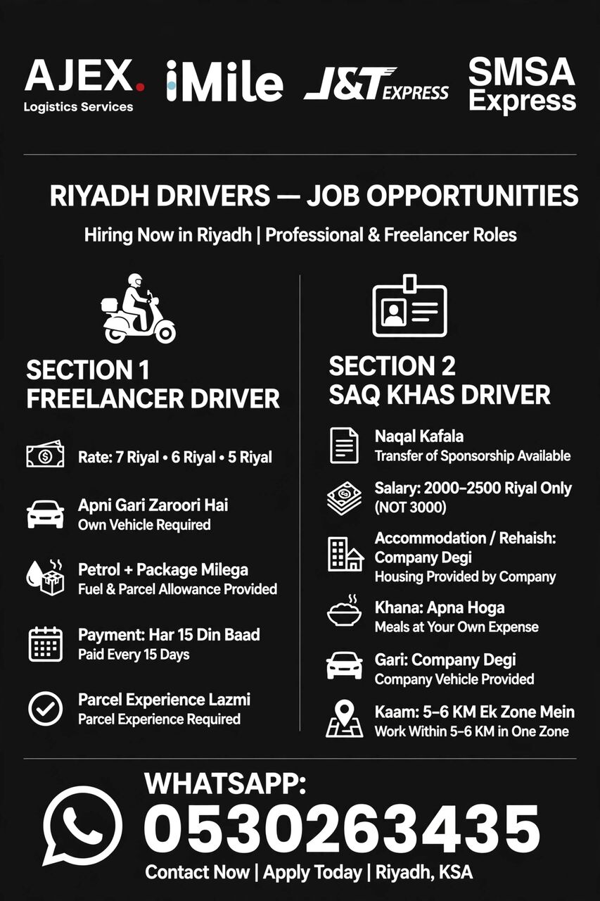Riyadh, Jobs, Assalamu Alaikum