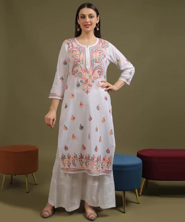 Mumbai, Clothing & Accessories, INR 1592,  Chikankari Kurti For Women