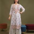 INR 1592,  Chikankari Kurti For Women