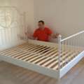 SAR 600,  IKEA Meal Bed Frame Plus Mattress (double)
