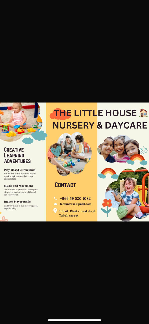 Jubail, Daycare, NURSERY & DAYCARE