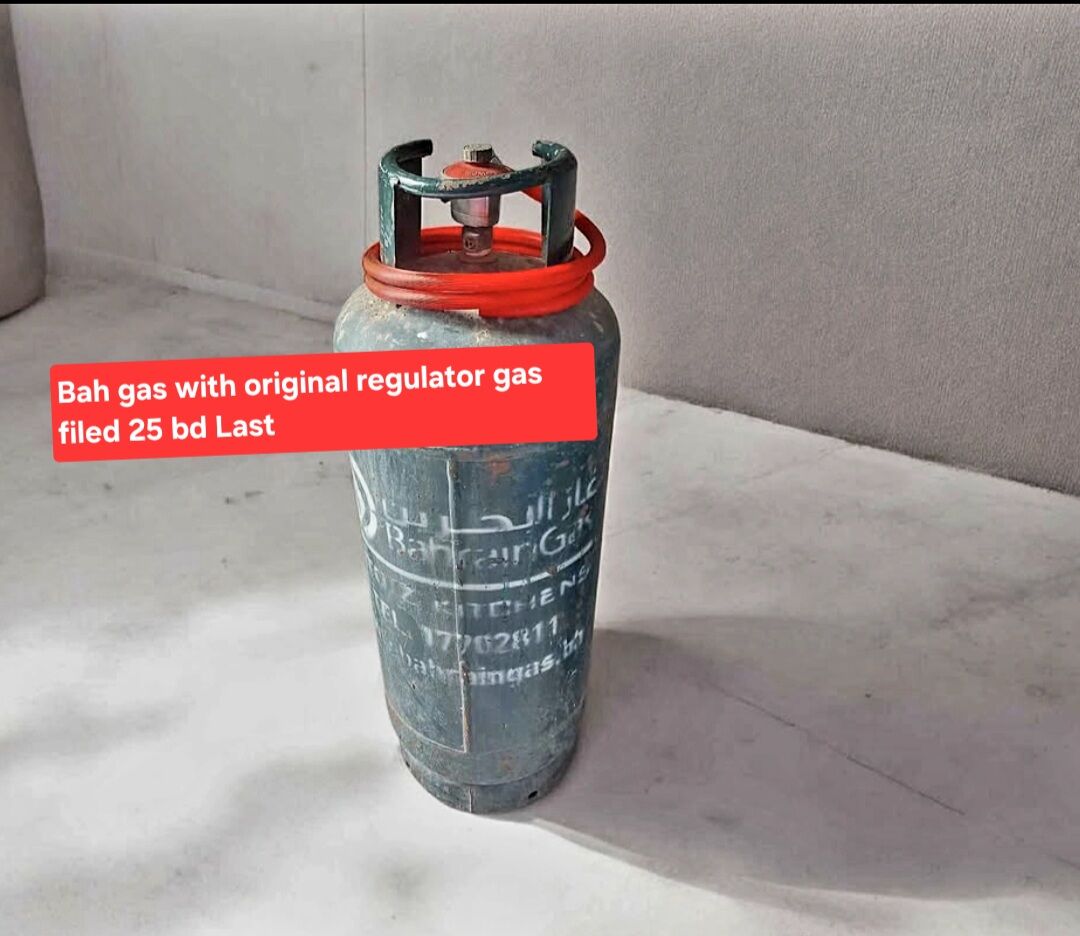 Manama, Household Items, BHD 25,  Bahrian Gas With Regulator Gas Filed 25 Bd Msg 3670 8372 Wts Ap