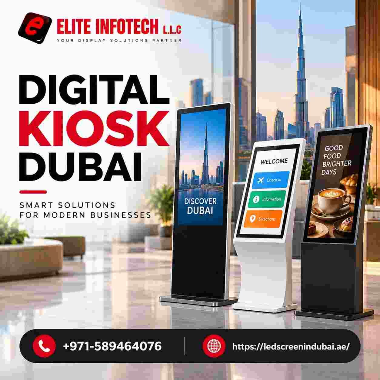 Dubai, Creative, Digital Kiosk Dubai For Customer Service