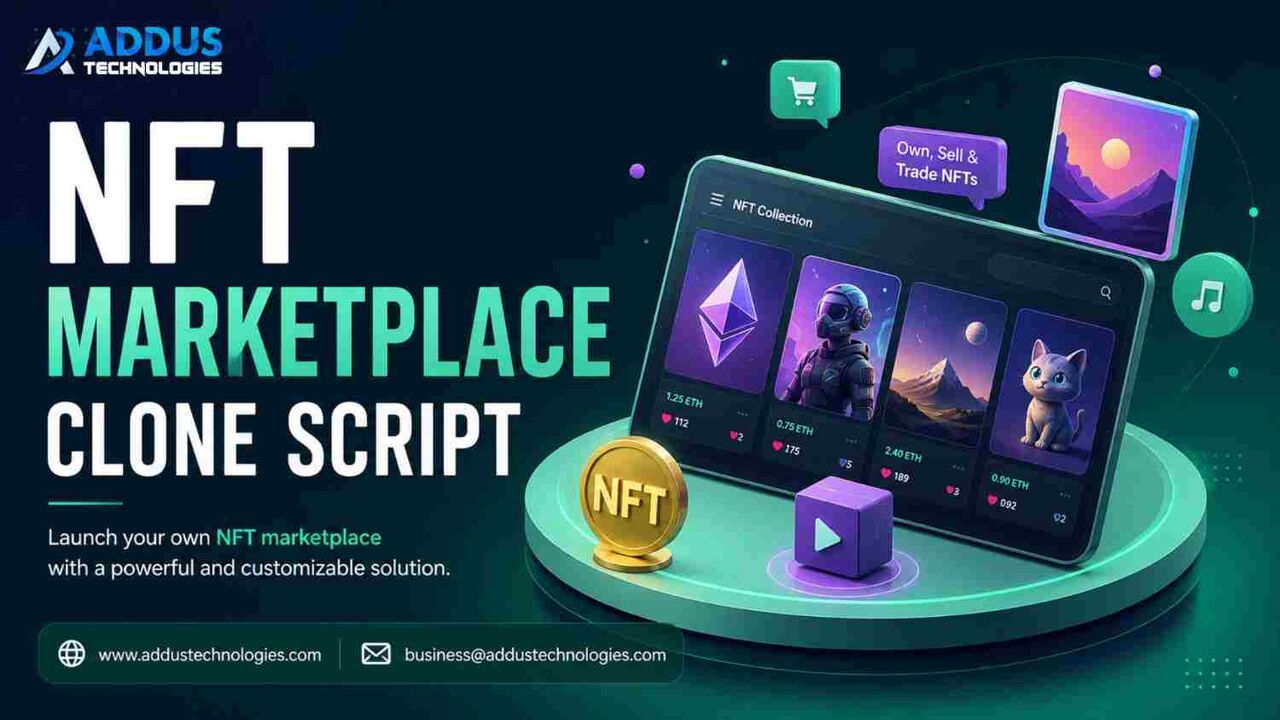 New Delhi, Businesses For Sale, Leading NFT Marketplace Clone Script For Focused Market Growth