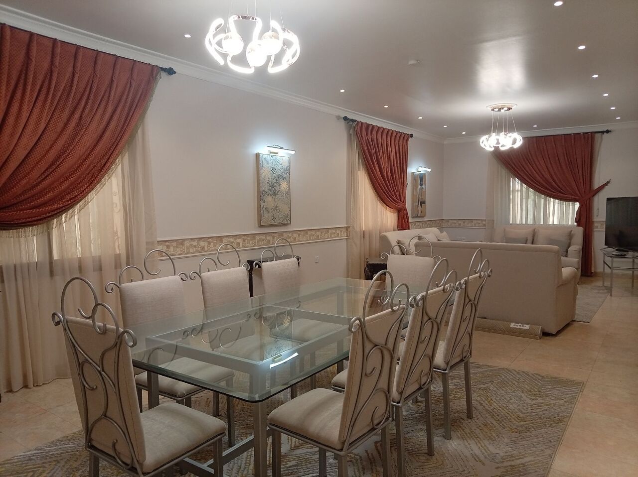 Juffair, Villas, BHD 1500,  Fully Furnished Villa 5 Bedroom 7 Bathroom With Ewa For Rent In : Juffair