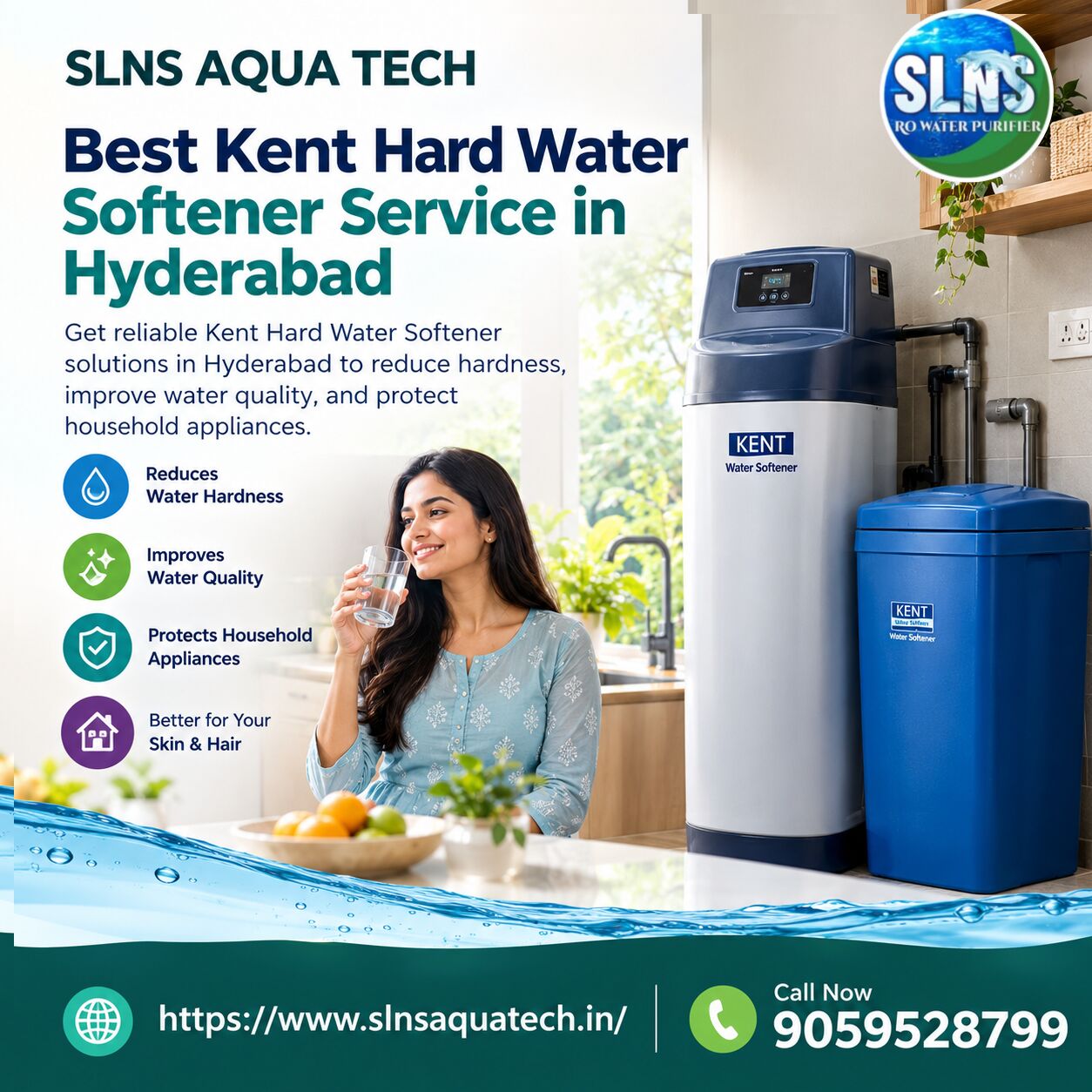Hyderabad, Household, Best Kent Hard Water Softener Service In Hyderabad