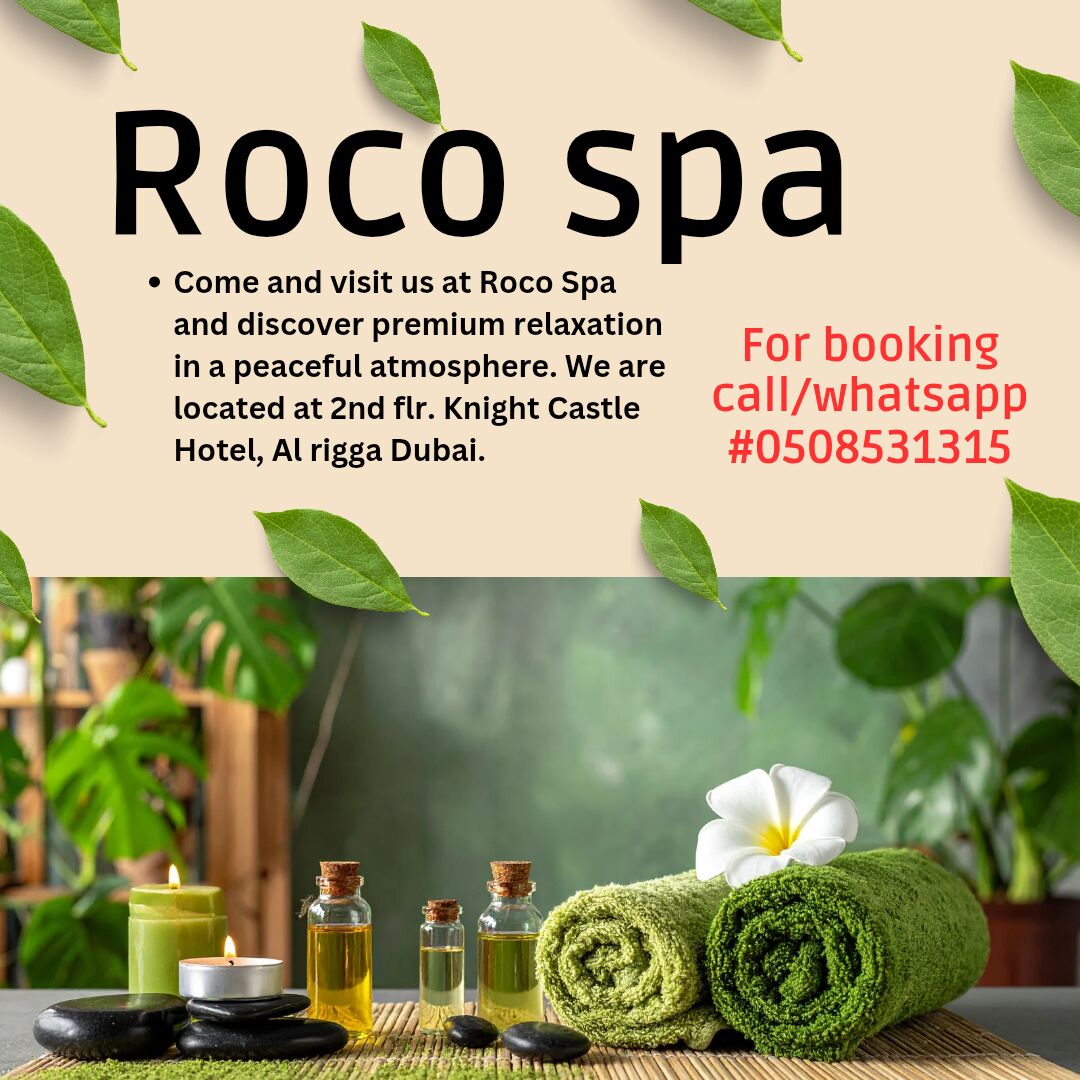 Al Rigga, Health, Discover Your Pure Relaxation At Roco Spa