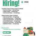 Urgent Hiring - Skilled Workers And Helpers